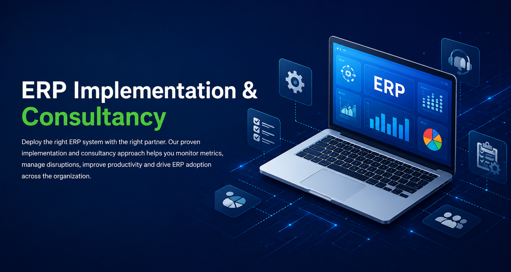 ERP IMPLEMENTATION BANNER
